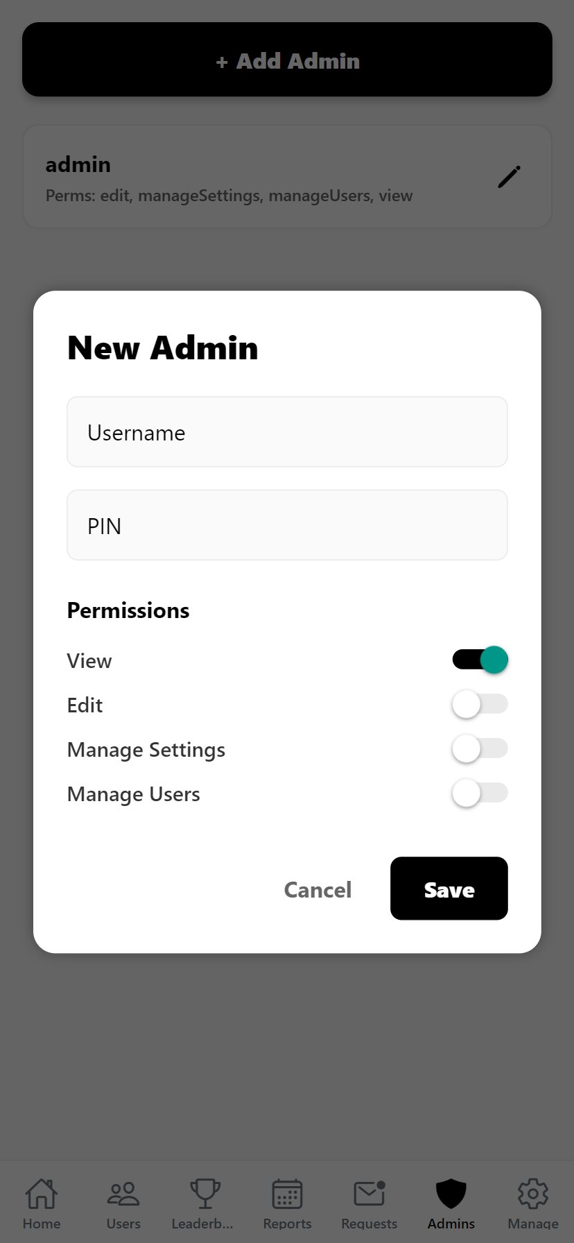 Add Admin