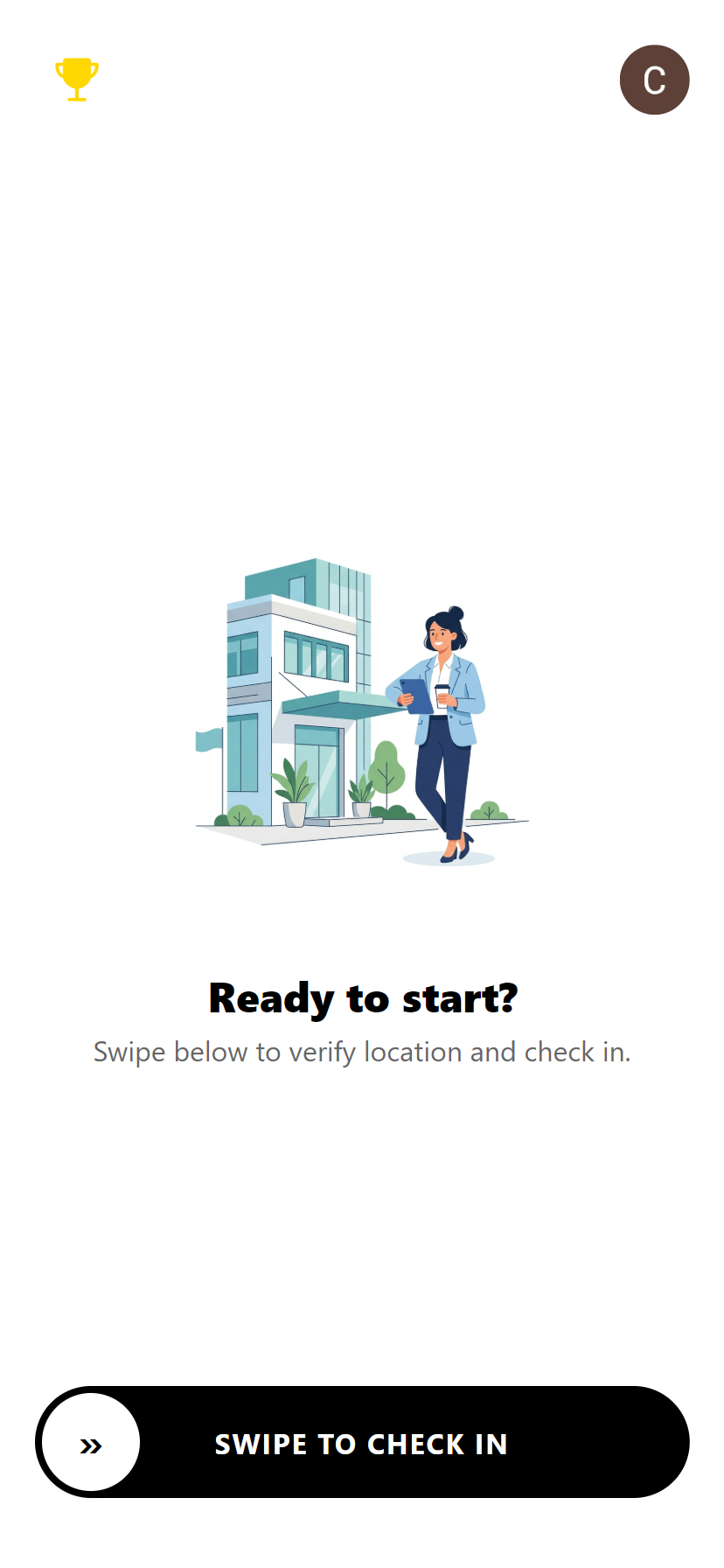 Swipe to Checkin